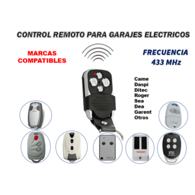 Control remoto 433 mhz