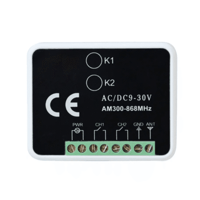Receptor RX-Multi 300-868 MHz Control remoto multi-frecuencia Automatización de puertas y portones Compatibilidad universal RX-Multi Receptor para sistemas de seguridad Programación fácil receptor RX-Multi Receptor multi-canal AC/DC 9V-30V Soluciones para hogar inteligente RX-Multi Receptor para controles remotos múltiples Instalación de receptores universales