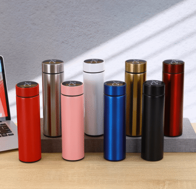 termo20 Termo 480ml con pantalla led HB, muestra el marcador de la temperatura de la bebida caliente / fría