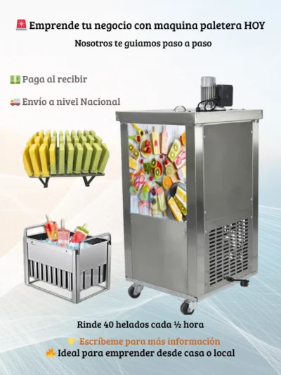 Maquina de helado paletera