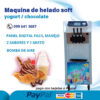Maquina de helados soft máquina de helado soft yogurt y chocolate