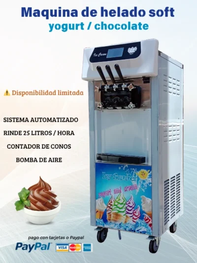 maquina de helado soft 1 Soft-serve ice cream machine🍦