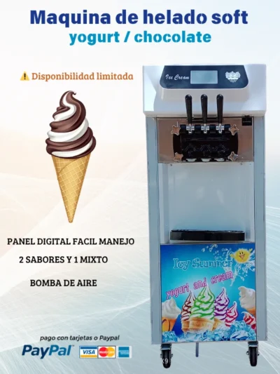 maquina de helado soft 2 Soft-serve ice cream machine🍦