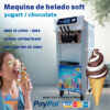 soft máquina de helado soft yogurt y chocolate
